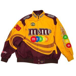 Vtg JH Design M&M ELLIOTT SADLER #38 NASCAR Jacket Robert Yates Racing Size 4XL